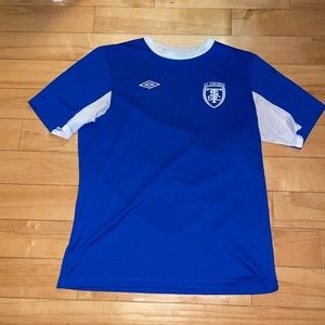 Blue Umbro St. Thomas t-shirt